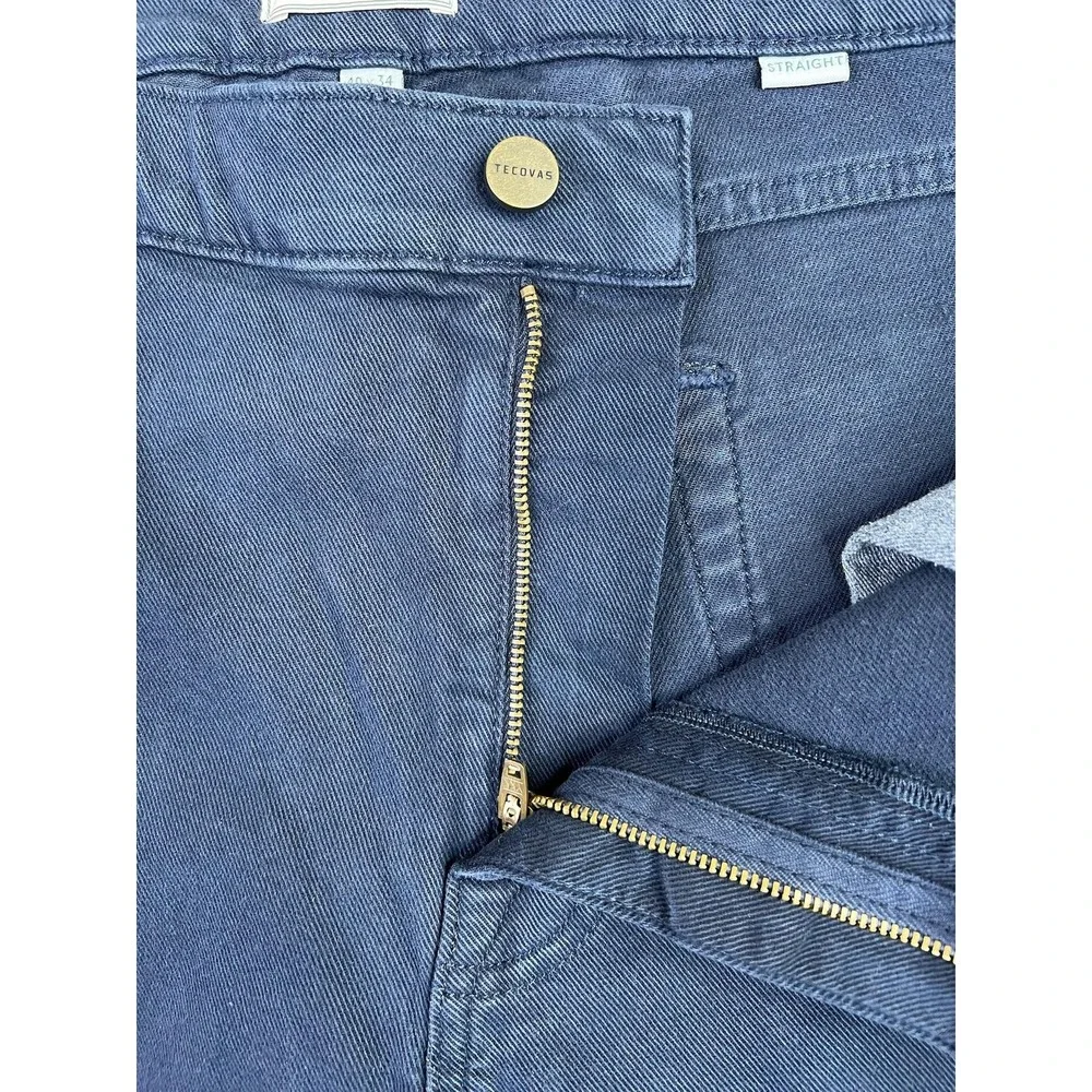 Tecovas Straight Cut Comfort Jeans Mens 40x34 Blue Straight Stretch Denim NEW